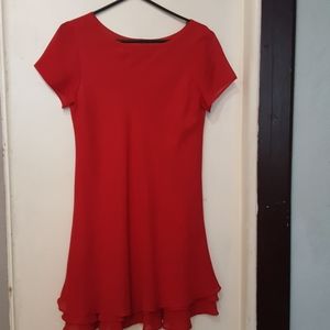 All That Jazz red flare dress